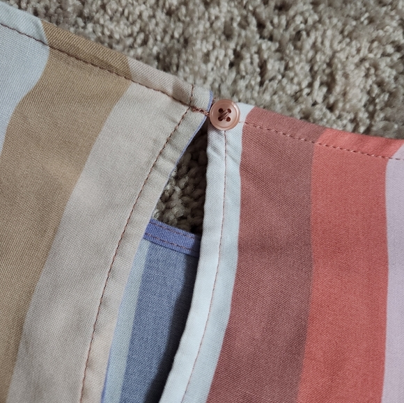 SO Pastel Stripe Top Size Small - Picture 4 of 5